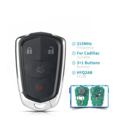 China 10X For Cadillac Smart Remote Car Key HYQ2AB 315MHZ ID46 Chip For 3/4 Buttons A2 ATS CTS SRX XTS Escalade XTS 2014-2018 Cadillac for sale