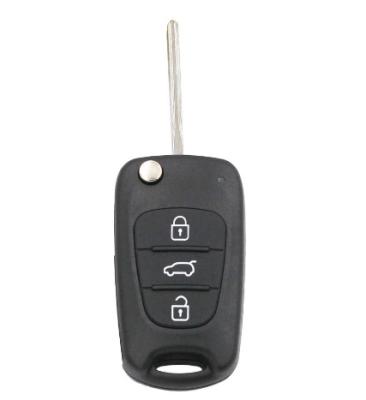 China 10x 3 Button Flip Folding Remote Key ID46 Chip 433Mhz For I30 IX35 Car Key A2 for sale