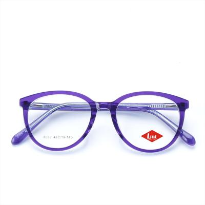 China Fashionable Custom Cat Eye Glasses Frames Reading New Arrival Optical Frame Anti Light Colorful Clear Blue Glasses Eyewear Women for sale