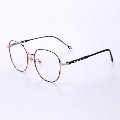 China Colorful Monturas De Gafas De Computer Fashion Clear Metal Fashion Anti Blue Light Glasses Blocking Glasses For Women And Man for sale