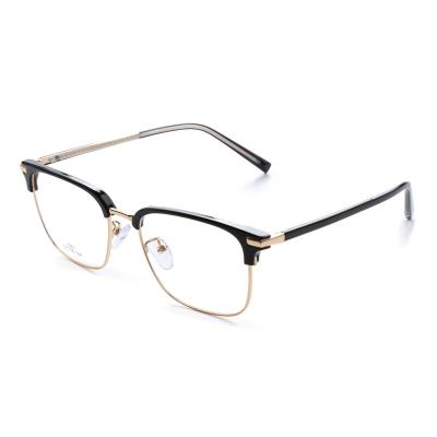 China 2020 Fashionable High Quality Japanese Eyewear Brand Name Cellulose Metal Glasses Frames Optical Clear Glasses for sale