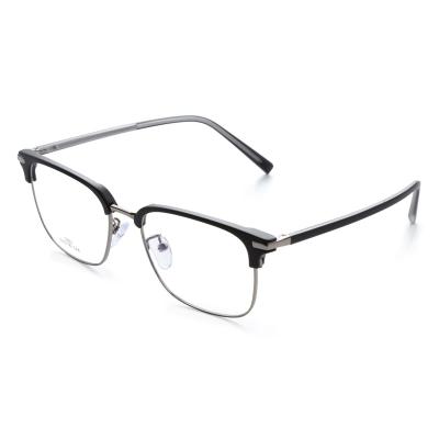 China Fashionable Korean combination frame metal PC bluelight glass support clear cute logo and custom optical mounts color eye wear 3361# for sale