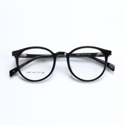 China Wholesale Fashionable Circle Korean Oval Cute Eye Design Computer Reading Glass Optical Frame for sale