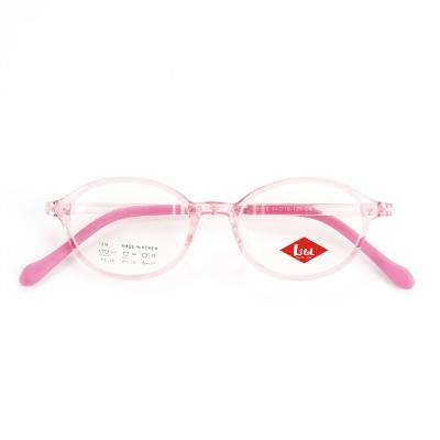 China Latest New Southeast Asia Oval Current TR90 Sight Glasses Online Wholesale Danyang Ultem Blue Light Pink Anti Spectacle Kids Myopic Eyewear Frame for sale