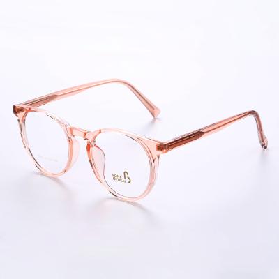 China Free Sample Fashionable Anti-blue Scree Fit Over Female Round Eye Glasses Guangzhou Single Frame Oversized Glasses For Women for sale