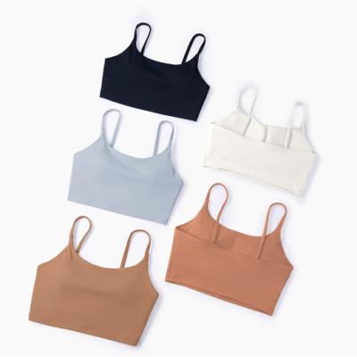 China Breathable 1pc  Acting High Intensity Bra Women Sexy Yoga Bra Fitness Sports Bra Crop Top Independent Chest Pad Quantity Basketball for sale