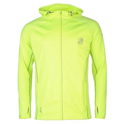 China Windproof Sport coat Windbreaker Men's autumn/winter warm grab fleece thick jacket reflective running wear for sale