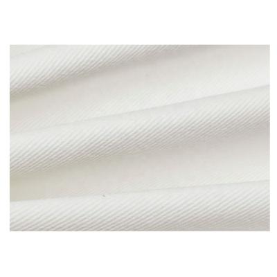 China Manufacturer Woven White Color Twill Fabric Antistatic 100%cotton Twill Cotton Fabric For Pants / Shirts for sale