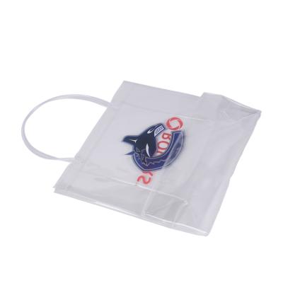 China 2022 Wholesale Custom Waterproof Beach Tote Shopping Bags PVC Clear Transparent Bags for sale