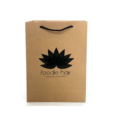 China China Best Quality Recyclable Famous Brand Custom Kraft Paper Bag With Logo Print for sale