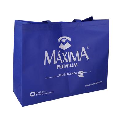 China Tote Bag Eco - Friendly Reusable Custom Printed Tote Bag Non Woven Bag For Shopping Promotional Advertising for sale