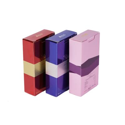 China Recycled Materials Custom Pink Printed Hardboard Board Folding Small Foldable Jewelry Packaging Paper Gift Box for sale