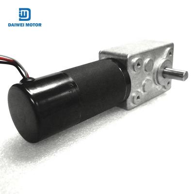 China dc 12v 24v high quality drip proof micro worm gear brushless motor for home appliance for sale