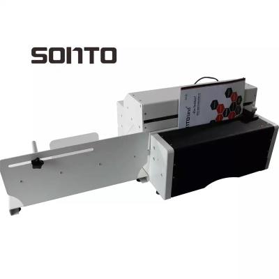 China Sonto Cheap Price Semi Automatic Punching Machine With Comb Wire Spiral Dies 40sheets for sale