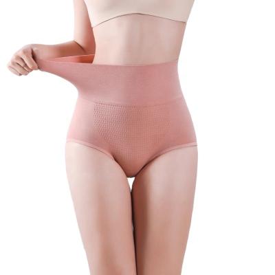 China High-waisted Antibacterial 3d Honeycomb Heating Pants High Waist Belly Pants Postpartum Plus Size Yoga Pants for sale