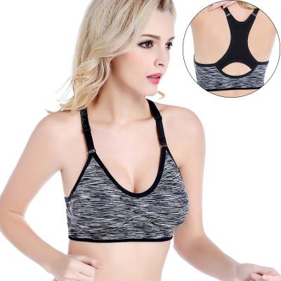 China Breathable Seamless Vest Style Women's Yoga Sports Underwear Women's Professional Yoga Sports Bra for sale