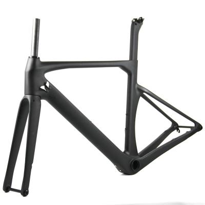 China Road Bikes Spcycle New Flat Mount Disc Carbon Road Frame Bicycle Frames OEM Super Light Racing Carbon Road Bike Frameset for sale