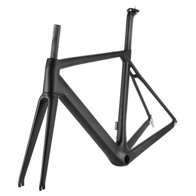 China Road Bikes Spcycle Design T1000 Carbon Road Bike Aero Frame Rim Brake BB86 Di2 And Mechanical Racing Bicycle Frameset Accept Paint for sale