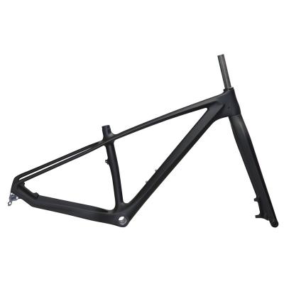 China Spcycle T800 Mountain Bikes Fat Bikes Spcycle T800 Carbon Snow Bike Frame 26er MTB Frameset Max Tire 5.0 Carbon Bike Frame With Fork for sale