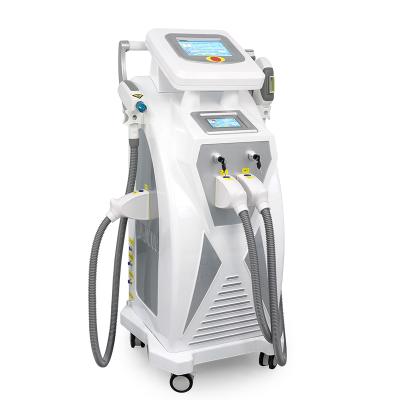 China Anti-Puffiness 3 in 1 SHR ND Hair Removal Picolaser Laser Tattoo Removal Beauty Device With Water Cooling System for sale