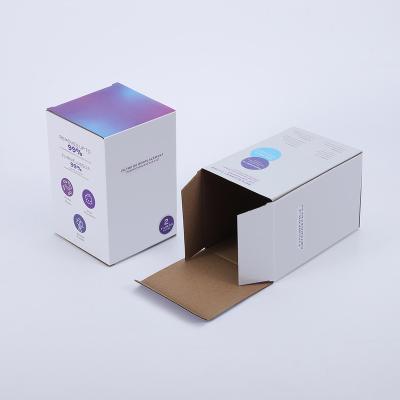 China Factory Price Recyclable Ivory Board Corrugated Paper Box Customized Colorful Advertisement Boxes With Custom Logo Paper Box Manufacturer for sale