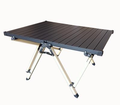 China 2021 Ourdoor Collapsible Camping Aluminum Portable Lightweight Picnic Tables for sale