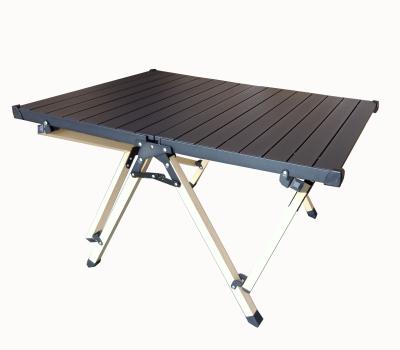 China Foldable outdoor portable folding desktop camping barbecue aluminum table for picnic for sale