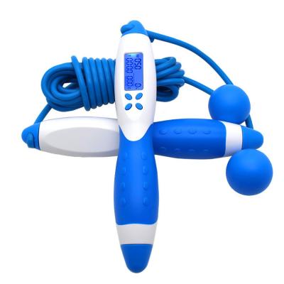 China Gym Exercise Fitness Electronic Calorie Counter Digital Adjustable Smart Skipping Rope for sale