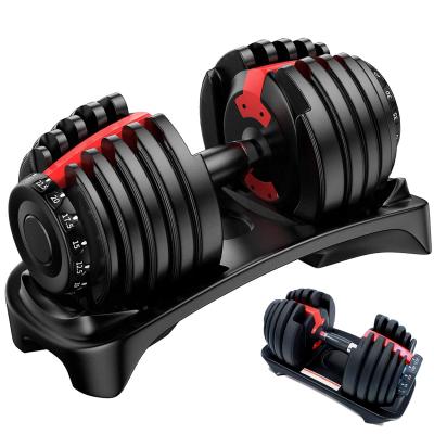 China High Quality Adjustable Dumbbell Set Adjustable Weights 24KG Dumbbells for sale