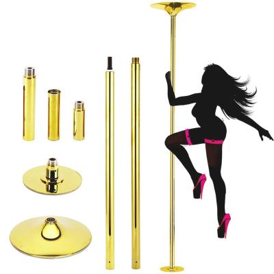 China New Adjustable High Quality Removable 45mm Dance Pole Set Spinning Static Dance Pole for sale