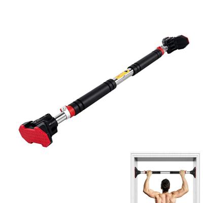 China Bodybuilding Width Adjustable Workout Bars Pull Up Bar For Doorway, Chin Up Bar No Screw for sale