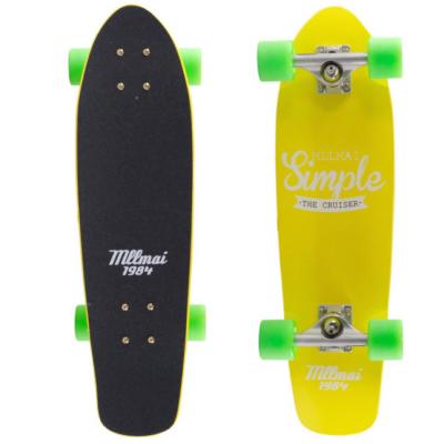 China Factory Direct Fashion Maple Design Adult Hand Board Bamboo Skateboard for sale