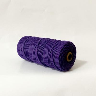 China Macrame Cotton Rope 4mm Twisted Macrame Rope 4mm Hand Made Macrame Rope 4mm for sale