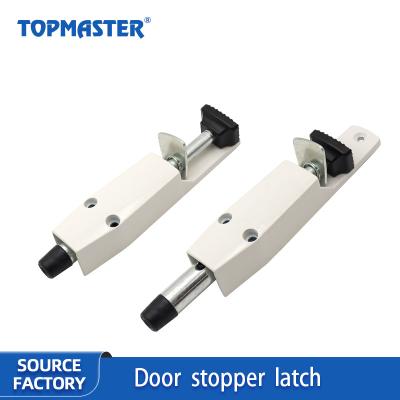 China Aluminum alloy door stop door latch and window latch door hotel sliding door deadbolt modern single shift anti-theft door latch for sale