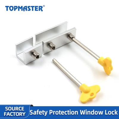 China Interior Ministry of Traditional Anti-theft Door and Adjustable Window Child Protection Lock Safety Stopper Lock Window Lock for sale