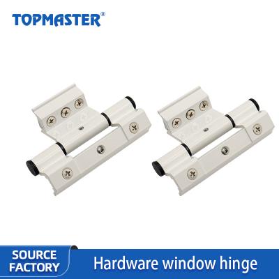 China Modern Open Window Hinge Flat Door and Window Connector Broken Bridge Aluminum Door and Window Hinge Window Pivot Page Flat Open Hinge for sale