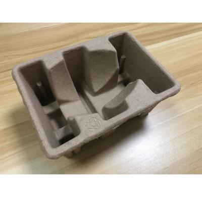 China High precision with Integrated forming recycled paper pulp molded pad packaging trays, inserts for sale