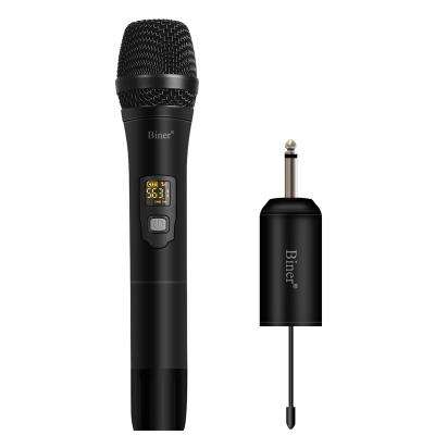 China Protable W1 Factory Price Professional UHF Handheld Portable Wireless Microphone For Singing Karaoke for sale