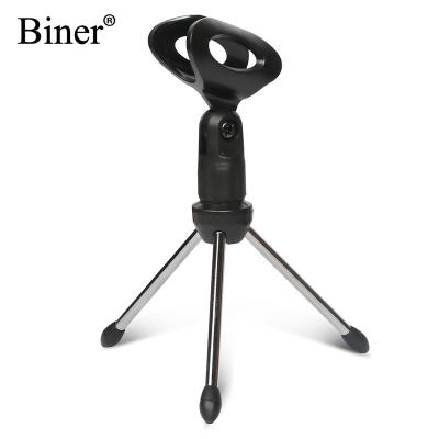 China Biner F-05 PORTABLE Professional Foldable Adjustable Mobile Phone Tripod Stand Desk Stand Holder For Microphone for sale