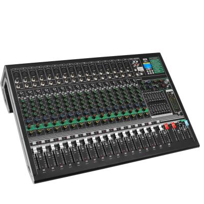 China Biner DX16C Professional Audio Mixer DSP Reverb Effect Digital 16 Channel Professional Audio DJ Mixer Disco DJ Audio Console\Bar\Club\Built-in Music for sale