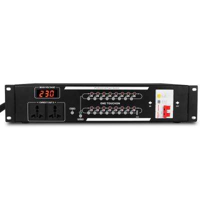 China NO Biner D416 Professional Power Sequencer Controller 16 Channels With Display Screen For DJ Equipment for sale