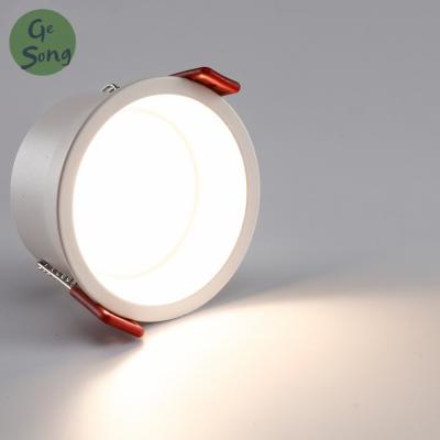 China There are Spotlights and Down Lights High Applicable Indoor Lighting Office Residence 5watt 7watt 9watt 12watt 15watt COB Recessed Ceiling Recessed Anti-glare Led Downlight for sale