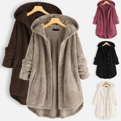 China Fall Plus Size Women Clothing New Arrivals Plus Size Breathable Casual Loose Warm Splicing Coat Sweaters Outfits Suit for sale