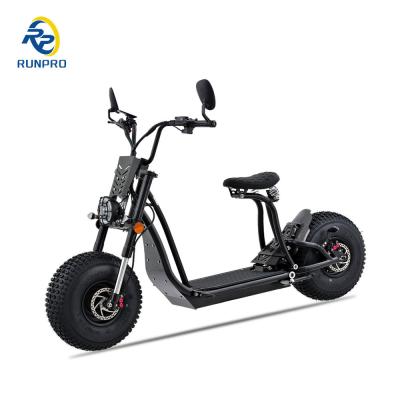 Cina Unisex 1500W 2*1500W 60V CEE COC Fat Tire Adult Chopper Electric Scooter Citycoco con CE in vendita