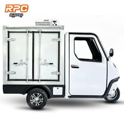 China EEC Certified Electric Cargo Tricycle with 3.50-10 Front Tire and 4.00-10 Rear Tire for sale