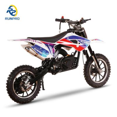 China Disk Brake 49cc 10/10 Wheels 2 Stroke Kids Moto Cross Mini Motorcycle Racing Motorcycles for sale