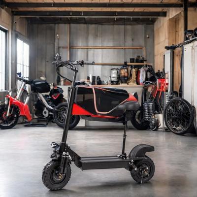 Chine Scooter électrique unisexe sans tube avant et arrière 800W 1000W*2 60V18ah à vendre