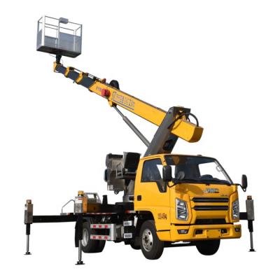 China Hot Sale 22m Lifter Truck JMC 4*2 Aerial Work 24m Aerial Truck Mounted Platform < 4L for sale