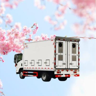 China Hot Sale ISUZU Baby Chick Transport 5 Ton Chick Transport Frieza Truck One Day Baby Chick Van Truck for sale