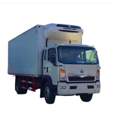 China Factory direct sale SINOTRUK HOWO frozen food transport 10 tons frozen meat transport refrigerated truck for sale